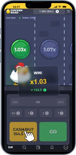 cashout chickenroad donbet win